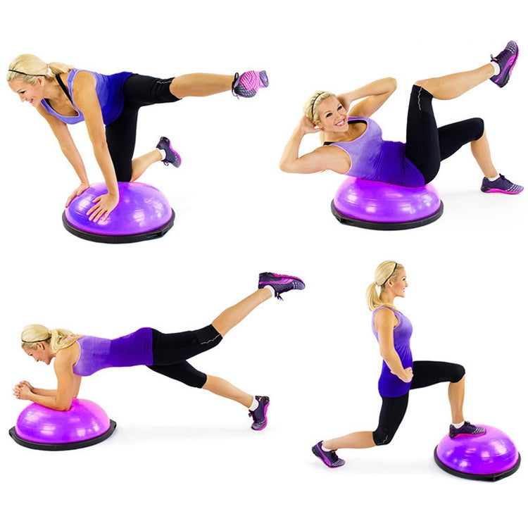 46cm Wave Speed Ball Yoga Semi-Circular Balance Ball Fitness Pilates Ball
