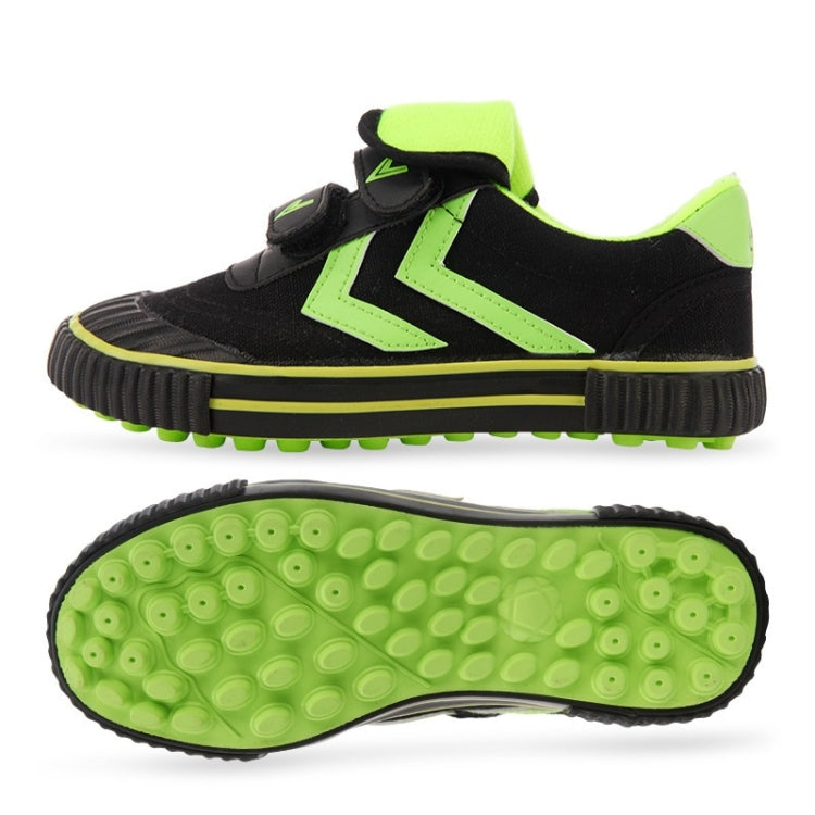 Children Soccer Shoes Antiskid Wear-Resistant Nylon Fastener Football Training Shoes, Size: 33/215