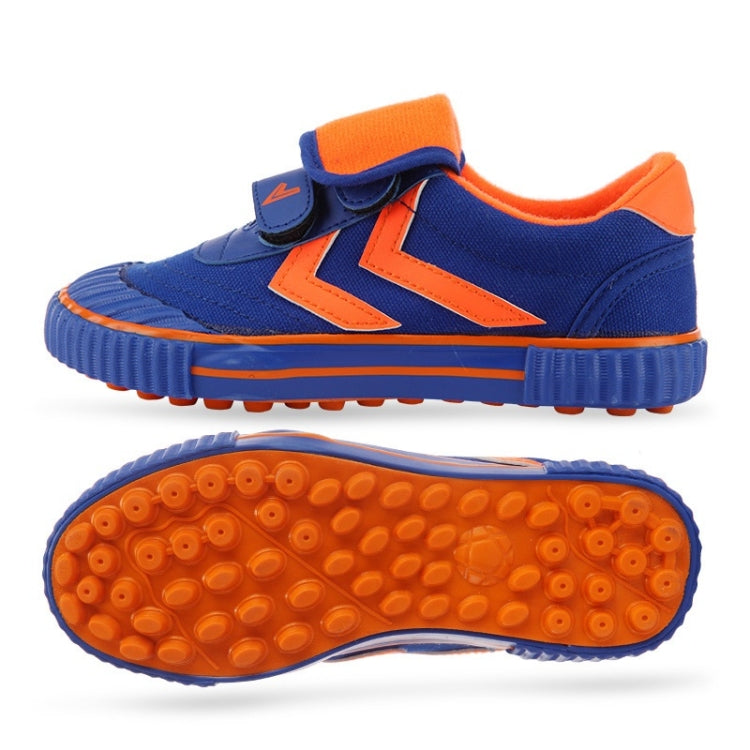 Children Soccer Shoes Antiskid Wear-Resistant Nylon Fastener Football Training Shoes, Size: 37/235