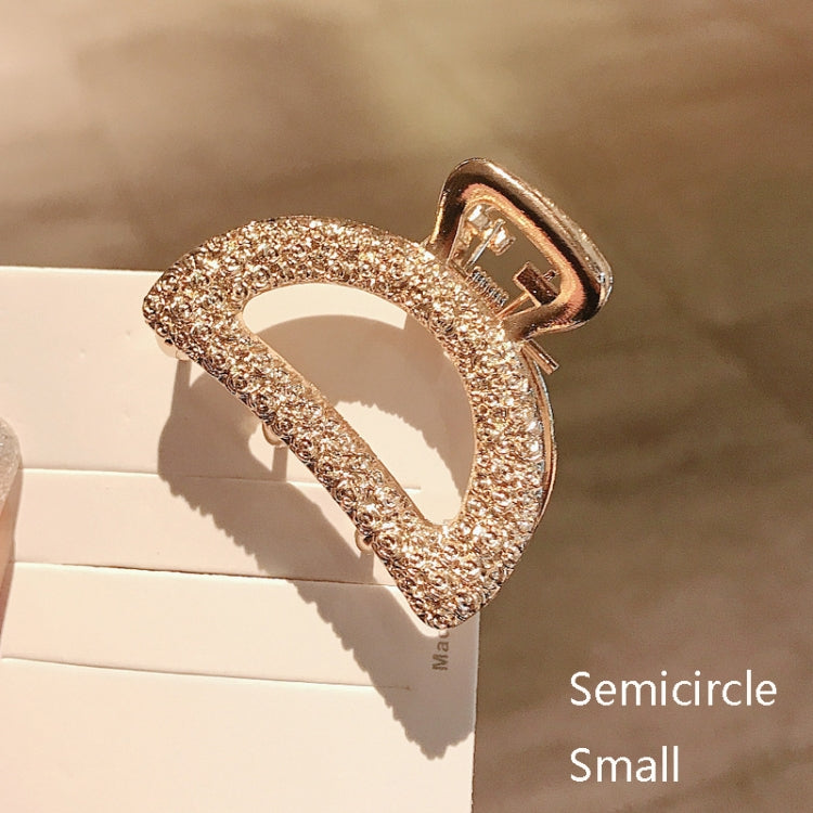 10 PCS Metal Hair Clip Retro Large Hair Clip, Colour: Semicircle Small