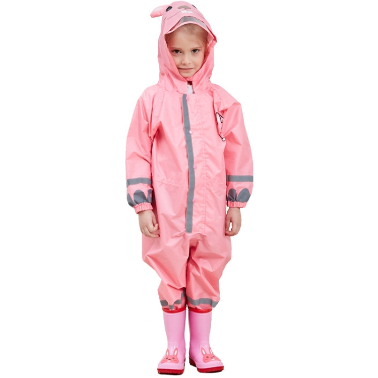 Children One-Piece Raincoat Boys And Girls Lightweight Hooded Poncho, Size: S