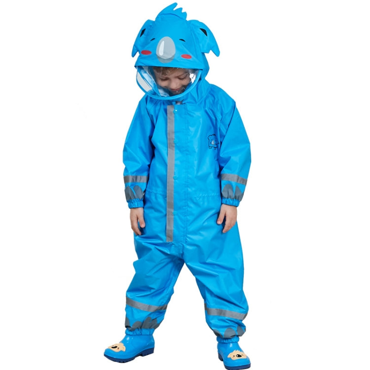 Children One-Piece Raincoat Boys And Girls Lightweight Hooded Poncho, Size: S