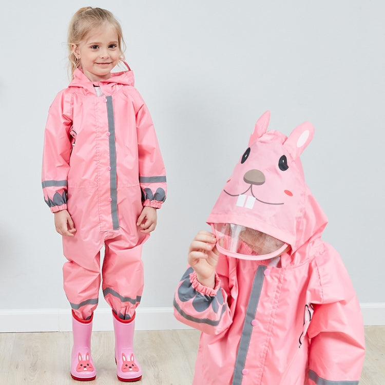 Children One-Piece Raincoat Boys And Girls Lightweight Hooded Poncho, Size: S
