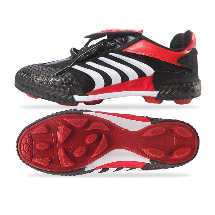 Canvas Antiskid Wear-Resistant Football Shoes Children / Adults Sports Training Rubber Spikes Shoes, Size: 36/230