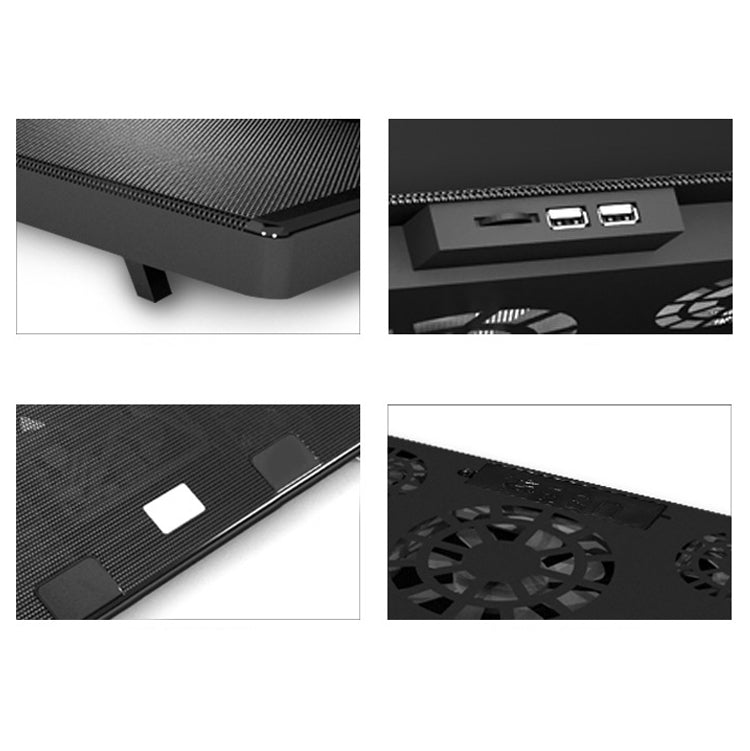 NUOXI M7 Notebook Radiator Computer Cooling Base Adjustment Bracket(Black)