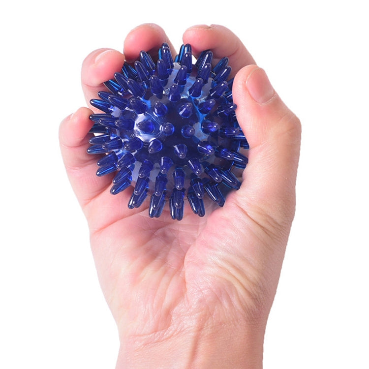 2 PCS TPR Grip Ball Rehabilitation Hemiplegia Stroke Massage Finger Ball, Specification: 7cm (Deep Blue)
