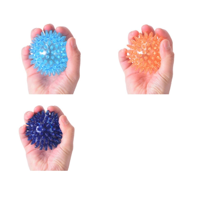 2 PCS TPR Grip Ball Rehabilitation Hemiplegia Stroke Massage Finger Ball, Specification: 7cm (Deep Blue)
