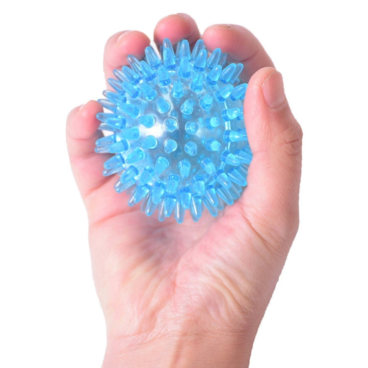 2 PCS TPR Grip Ball Rehabilitation Hemiplegia Stroke Massage Finger Ball, Specification: 7cm (Light Blue)