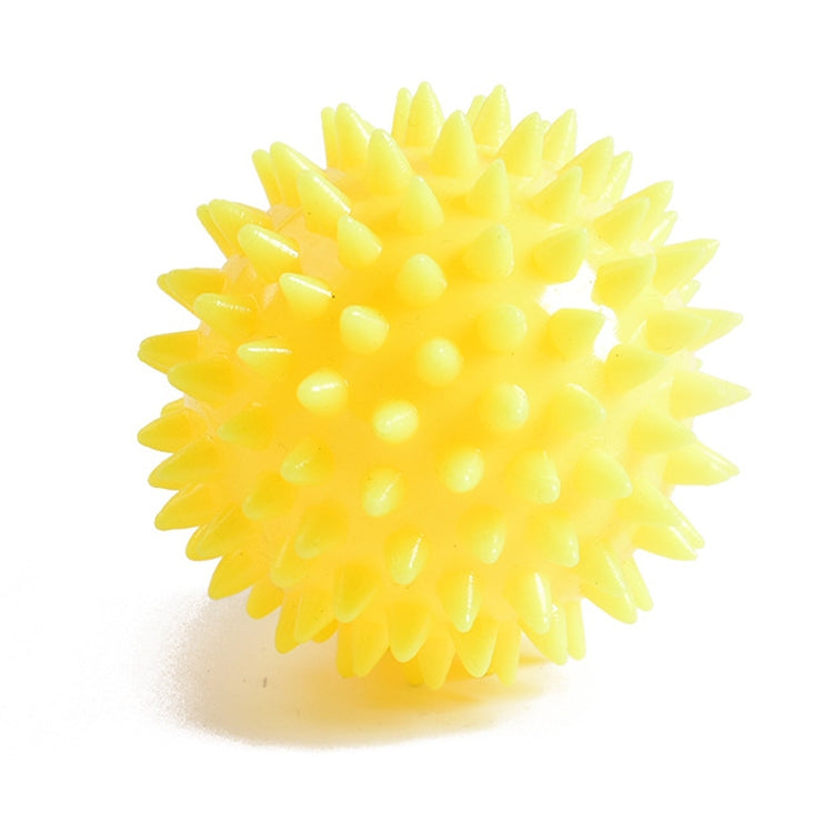 2 PCS TPR Grip Ball Rehabilitation Hemiplegia Stroke Massage Finger Ball, Specification: 7cm (Yellow)