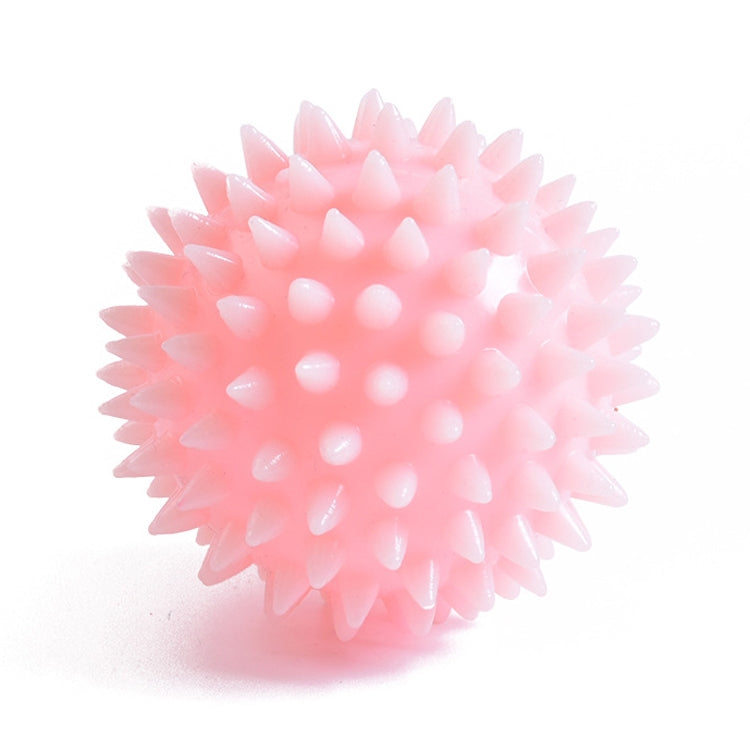2 PCS TPR Grip Ball Rehabilitation Hemiplegia Stroke Massage Finger Ball, Specification: 6.5cm 10 Ponunds (Pink)