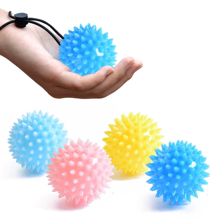 2 PCS TPR Grip Ball Rehabilitation Hemiplegia Stroke Massage Finger Ball, Specification: 6.5cm 10 Ponunds (Pink)