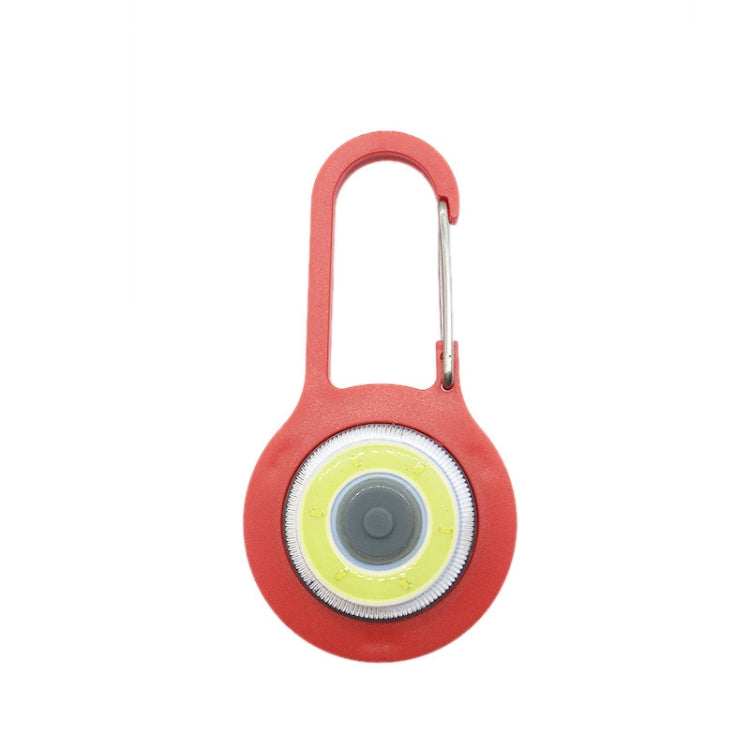 3 PCS Mini Carabiner COB Flashlight Outdoor Portable Keychain Night Fishing Light Random Colour Delivery