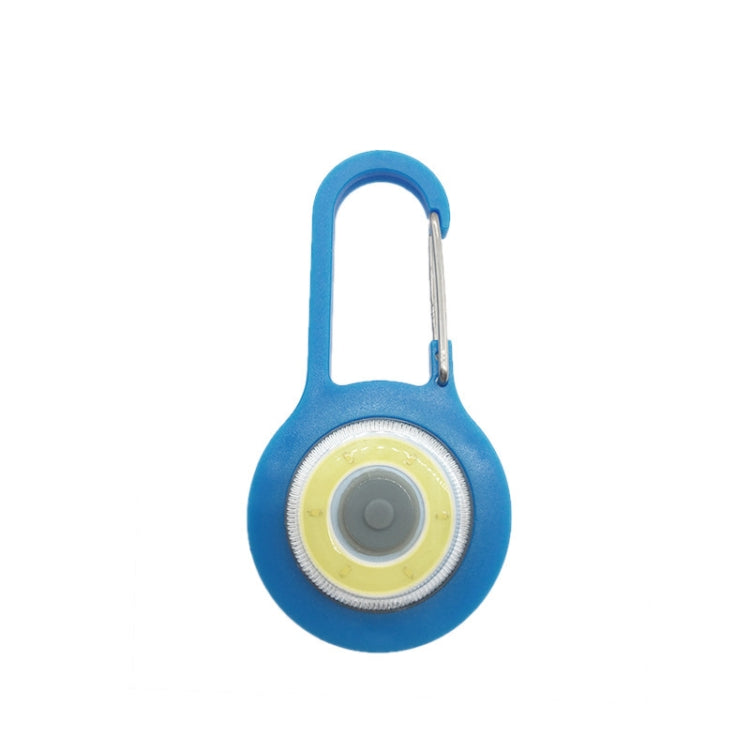 3 PCS Mini Carabiner COB Flashlight Outdoor Portable Keychain Night Fishing Light Random Colour Delivery