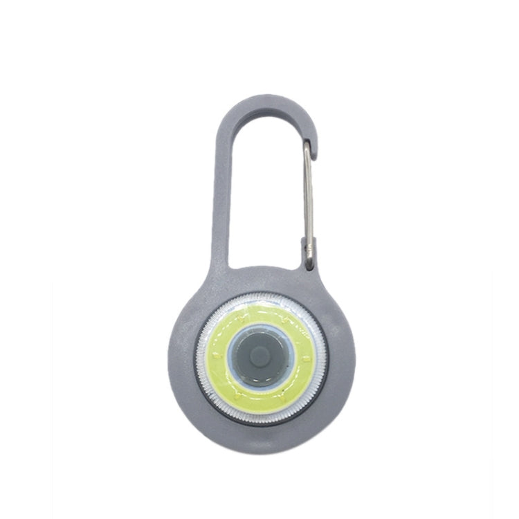 3 PCS Mini Carabiner COB Flashlight Outdoor Portable Keychain Night Fishing Light Random Colour Delivery