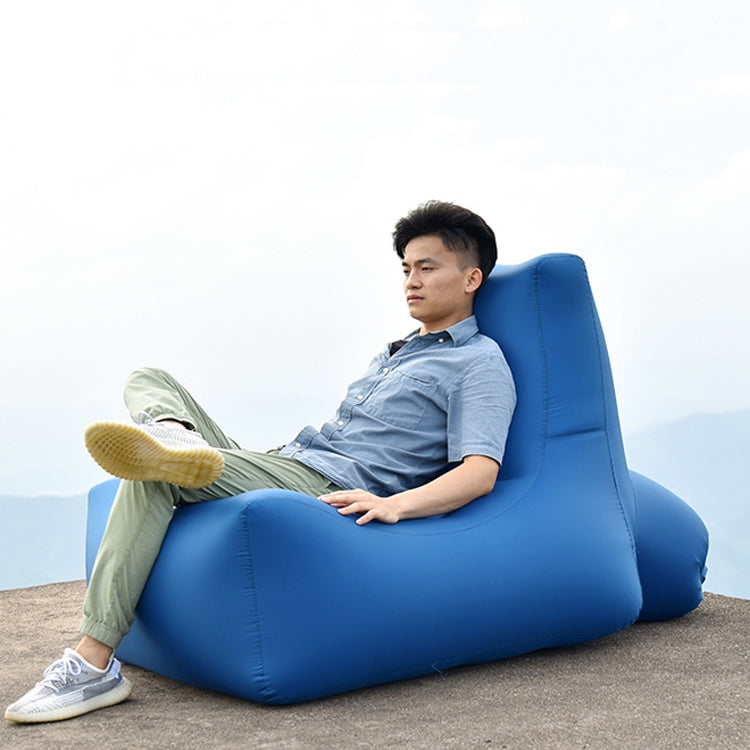BB1082 Inflatable Sofa Inflatable Bed Outdoor Folding Portable Air Sofa Size: 100 x 90 x 80cm