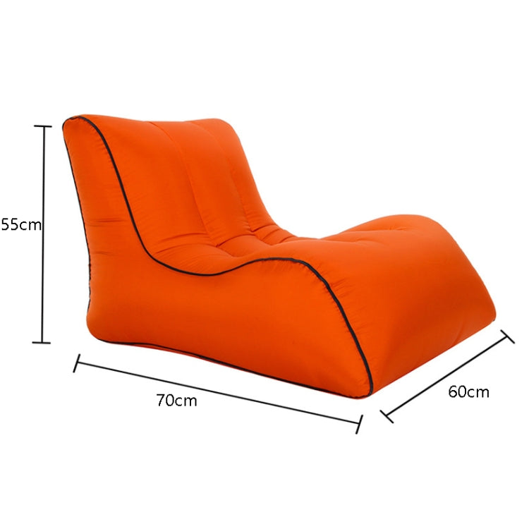 BB1803 Foldable Portable Inflatable Sofa Single Outdoor Inflatable Seat, Size: 70 x 60 x 55cm