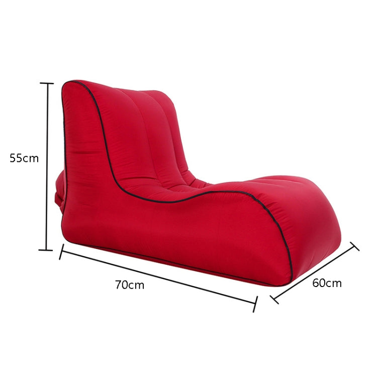 BB1803 Foldable Portable Inflatable Sofa Single Outdoor Inflatable Seat, Size: 70 x 60 x 55cm