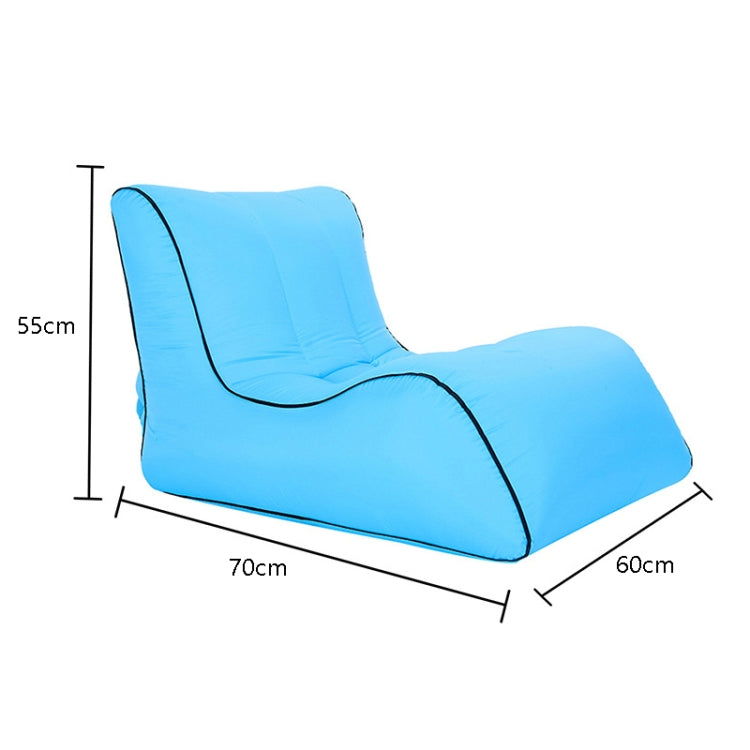 BB1803 Foldable Portable Inflatable Sofa Single Outdoor Inflatable Seat, Size: 70 x 60 x 55cm