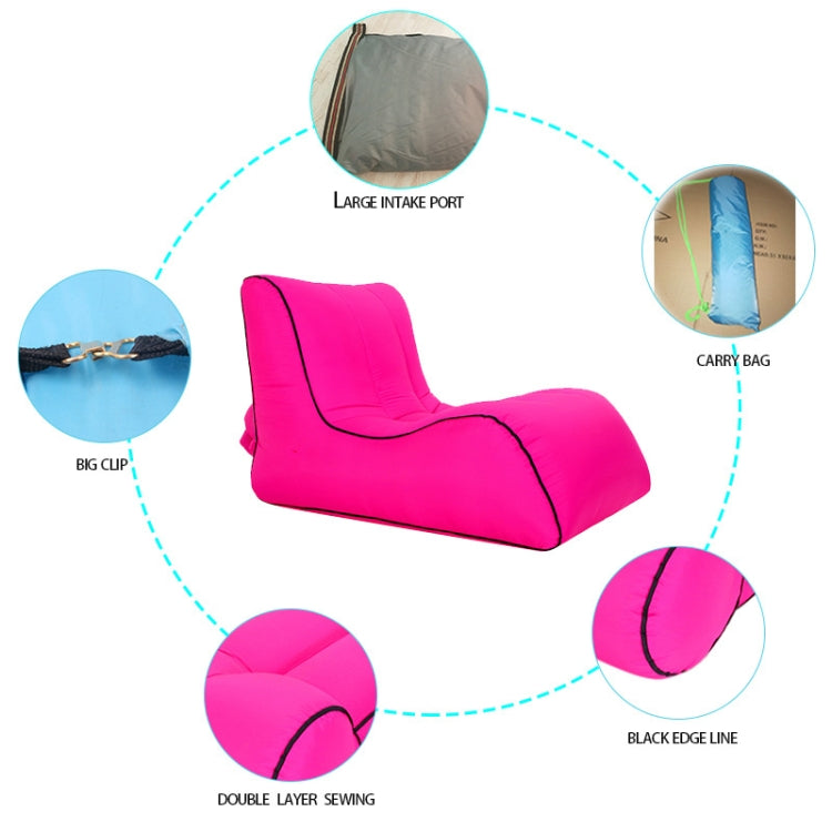 BB1803 Foldable Portable Inflatable Sofa Single Outdoor Inflatable Seat, Size: 70 x 60 x 55cm