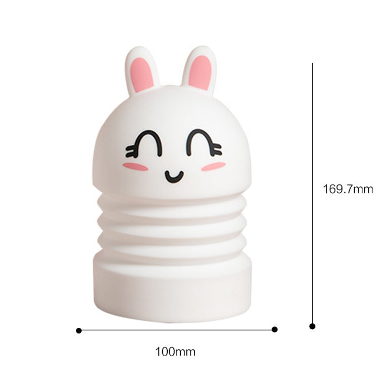USB Jumping Rabbit Colorful LED Silicone Night Light Living Room Bedroom Children With Sleep Lights Style Random Deilvery