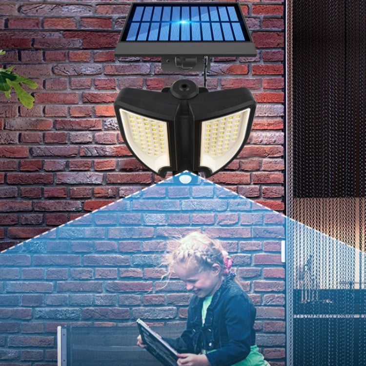 18W 90 LED Outdoor Separated Solar Light Household Human Body Induction Wall Light