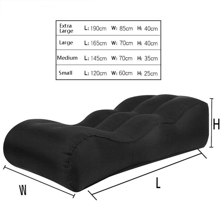 BB1832 Outdoor Portable Inflatable Bed Foldable Beach Air Sofa, Size: Extra Large: 190x85x40cm