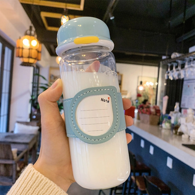 Anti-Scalding Cup Holder Large Capacity Note Paper Invisible Handle Home Glass Cup