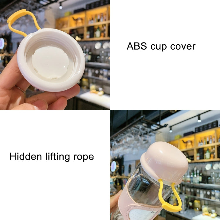 Anti-Scalding Cup Holder Large Capacity Note Paper Invisible Handle Home Glass Cup