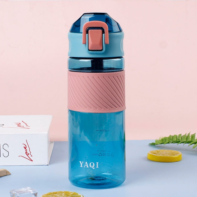 Snap Cover Plastic Water Cup Student Youth Travel Sports Portable Cup