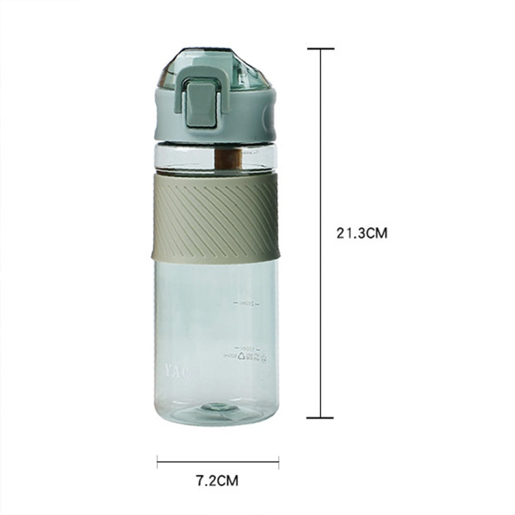 Snap Cover Plastic Water Cup Student Youth Travel Sports Portable Cup
