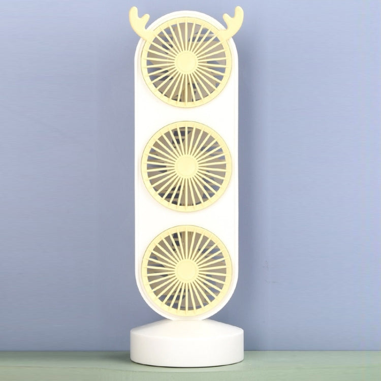 Student Dormitory Office Desktop Mini Three-head Fan