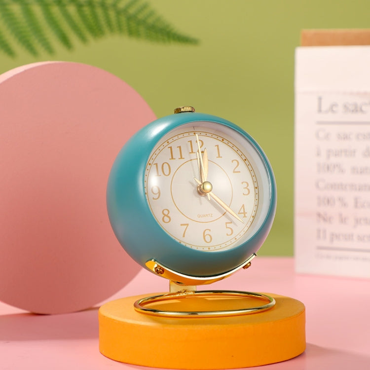 NZ-111 Ring Bell Alarm Clock Retro Student Silent Night Light Alarm Clock