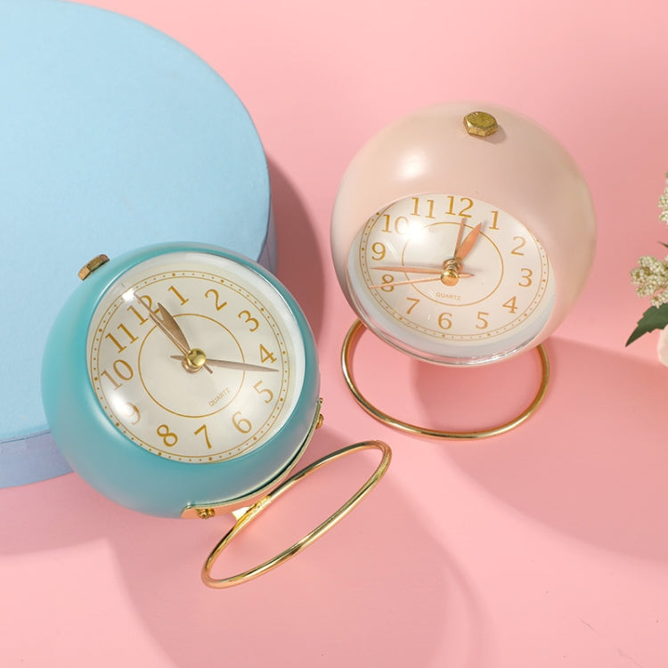 NZ-111 Ring Bell Alarm Clock Retro Student Silent Night Light Alarm Clock