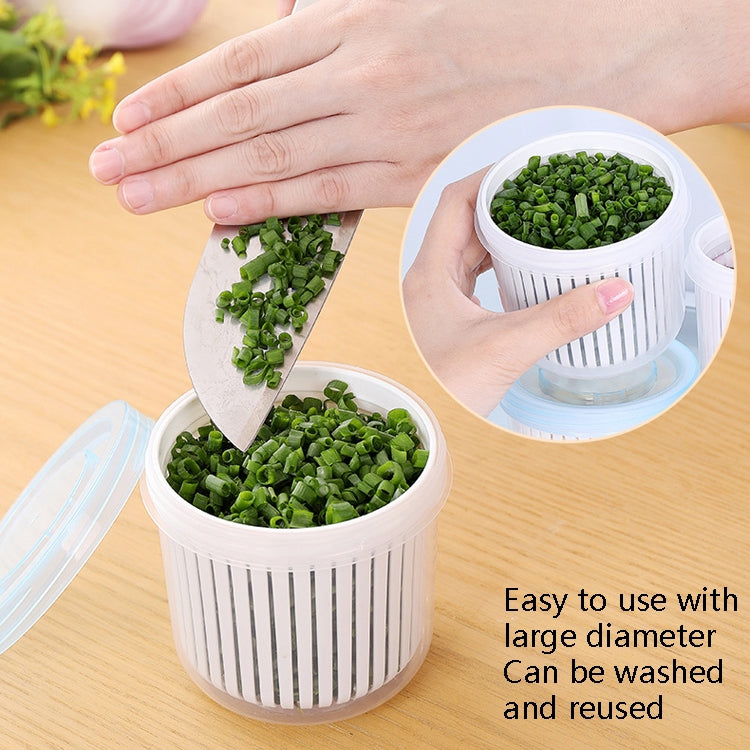 4 PCS Onion Ginger Garlic Drainage Storage Box Kitchen Vegetable Plastic Storage Box Refrigerator Seal Storage Box