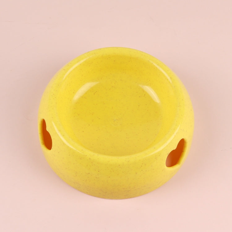 3 PCS Dog Bowls Plastic Love Single Bowl Pet Bowl Cat Food Bowl Large