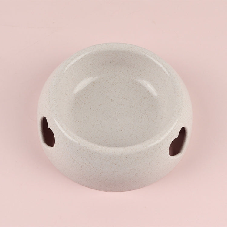 3 PCS Dog Bowls Plastic Love Single Bowl Pet Bowl Cat Food Bowl Large