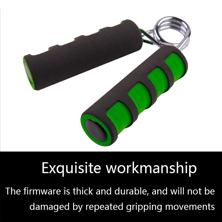 8 PCS Home Fitness Finger Exercise Spring Type A Grip With Foam Handle(Black Green)