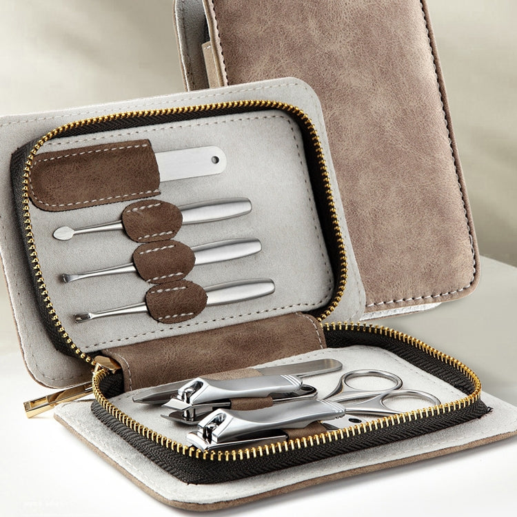 8 PCS / Set Nail Shear Manicure Tools Stainless Steel Nail Clippers Eagle Nose Pliers