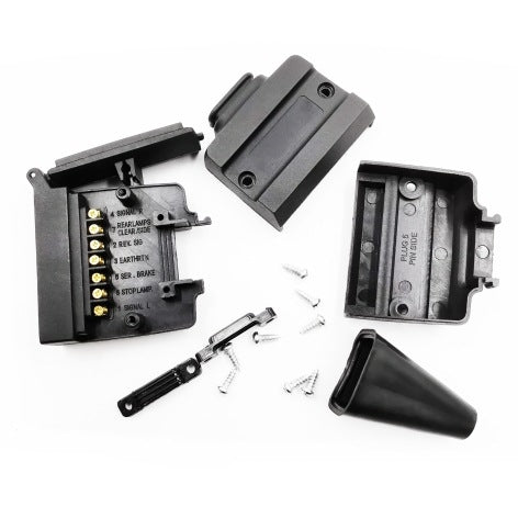 VP1120A 12P RV Trailer Plug Socket Waterproof Connector AU Plug