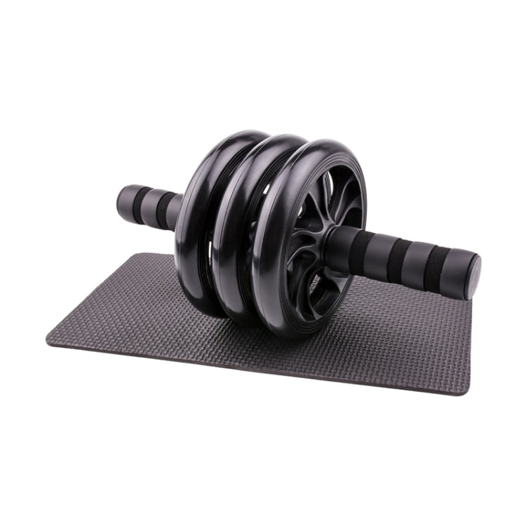 5 in 1 Abdominal Muscle Training Three-Wheel Abdomen-Wheel Rally Set Home Fitness Equipment