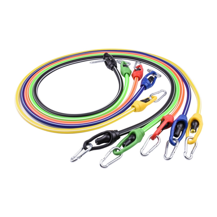 11 In 1 100lbs Multifunctional TPE Rally Resistance Band Muscle Training Elastic Rope Fitness Equipment