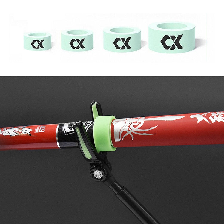 10 PCS Silicone Fishing Rod Stop Ring Anti-Skid Ring