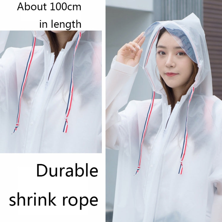 Bicycle Single Thick Raincoat Battery Car Adult Poncho, Size: L