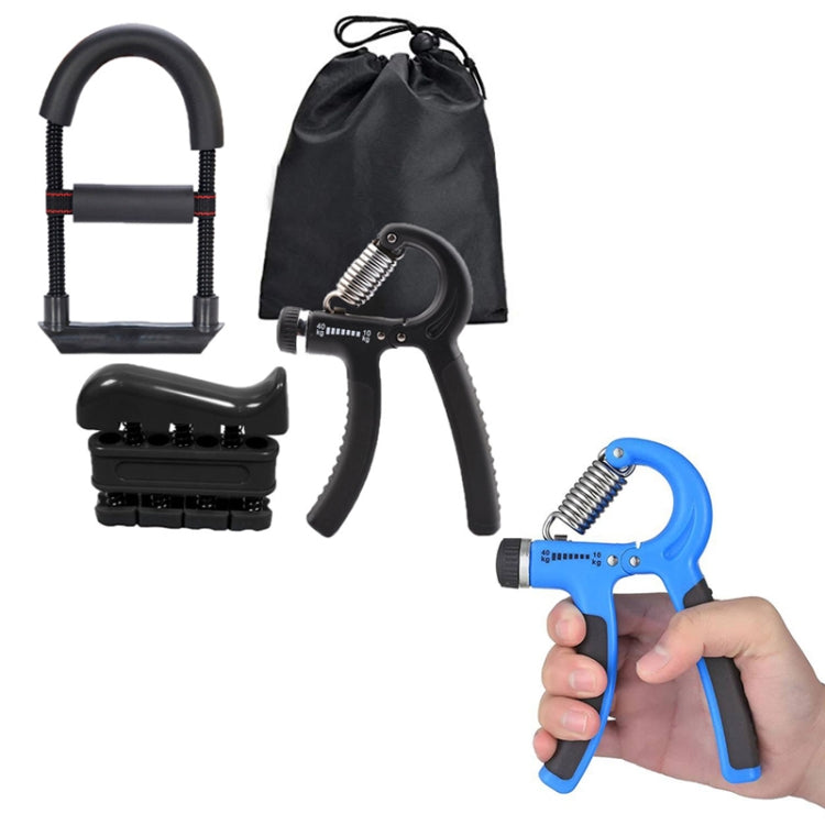 4 In 1 Grip Wrist Finger Metal Training Fitness Equipment Set