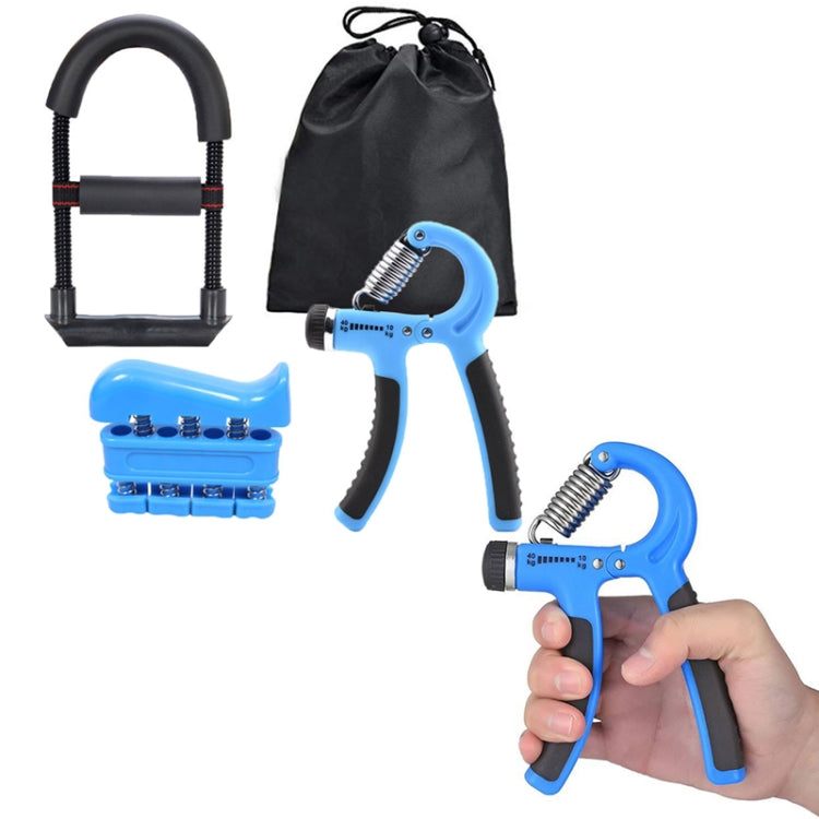 4 In 1 Grip Wrist Finger Metal Training Fitness Equipment Set