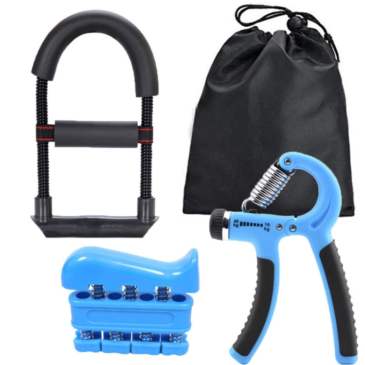 4 In 1 Grip Wrist Finger Metal Training Fitness Equipment Set