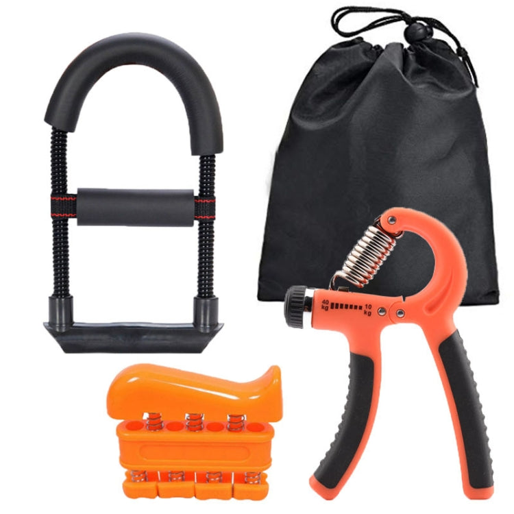 4 In 1 Grip Wrist Finger Metal Training Fitness Equipment Set