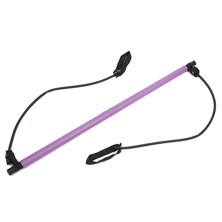 Adjustable Length Pilates Rod Yoga Rod Exercise Stretching Belt Squat Resistance Rope Home Fitness Equipment