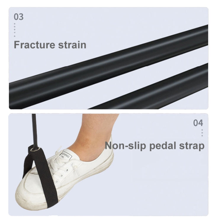 Adjustable Length Pilates Rod Yoga Rod Exercise Stretching Belt Squat Resistance Rope Home Fitness Equipment