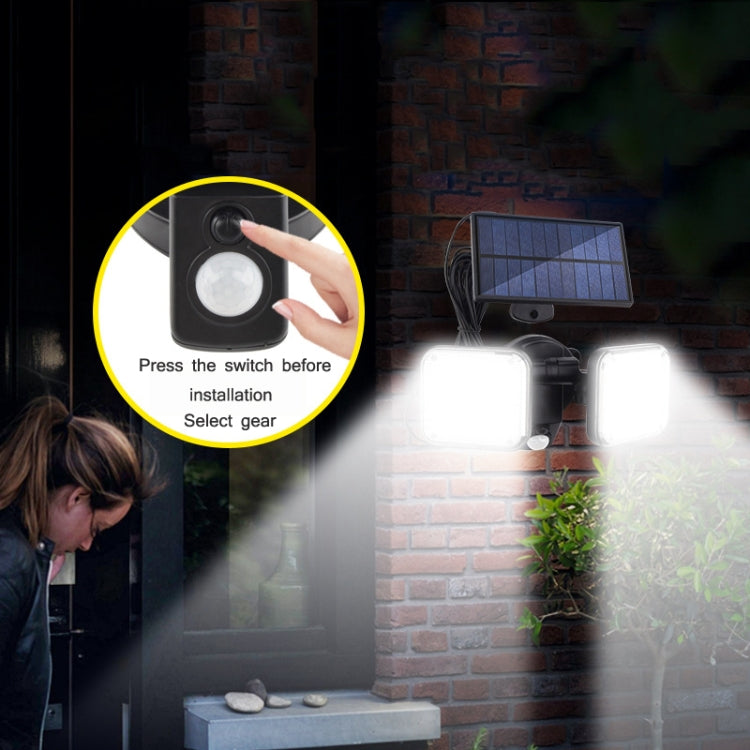 TY06601 100 SMD Solar Human Body Induction Light Outdoor Waterproof LED Wall Light